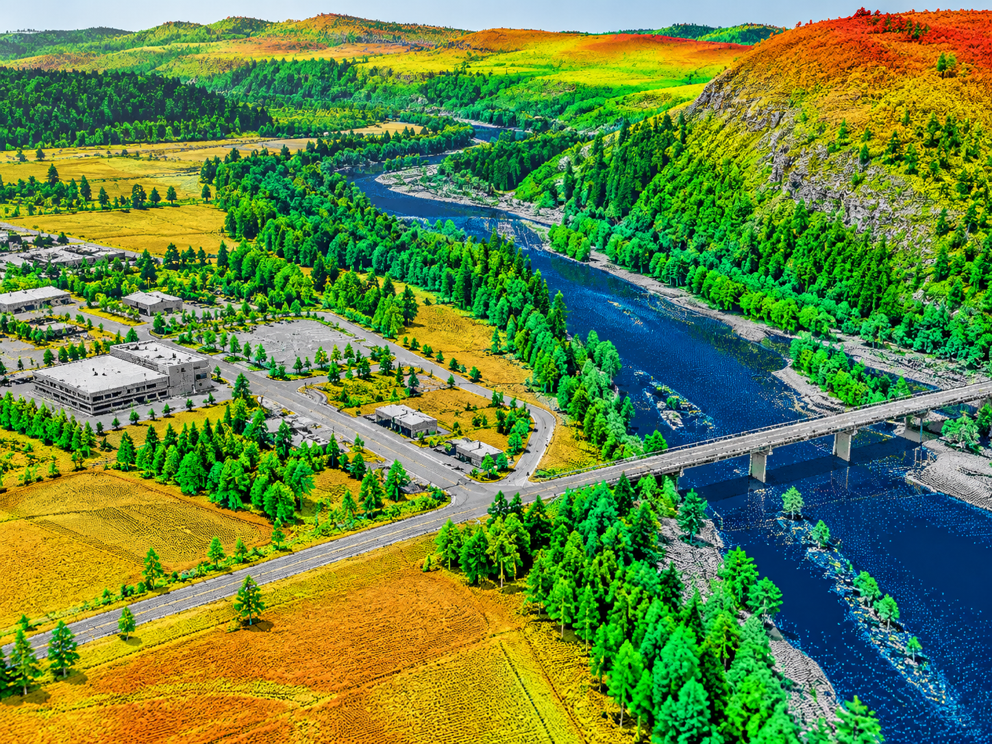 LiDAR point cloud classification